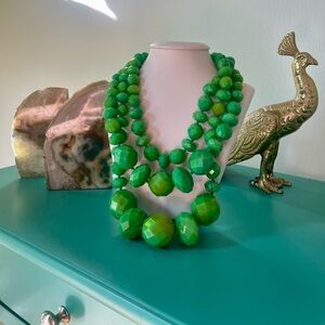 Kate Spade Green Beaded Necklace